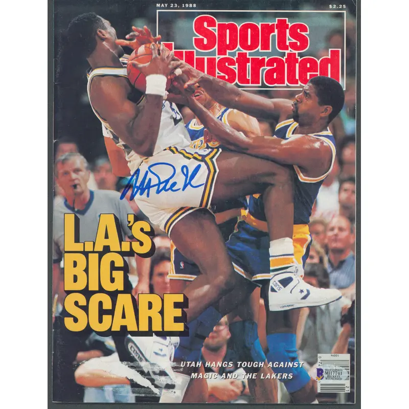 Lakers Magic Johnson Signed May 1988 Sports Illustrated Magazine BAS #MJ17741