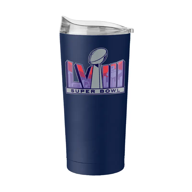 Super Bowl 58 20oz Powder Coat Tumbler