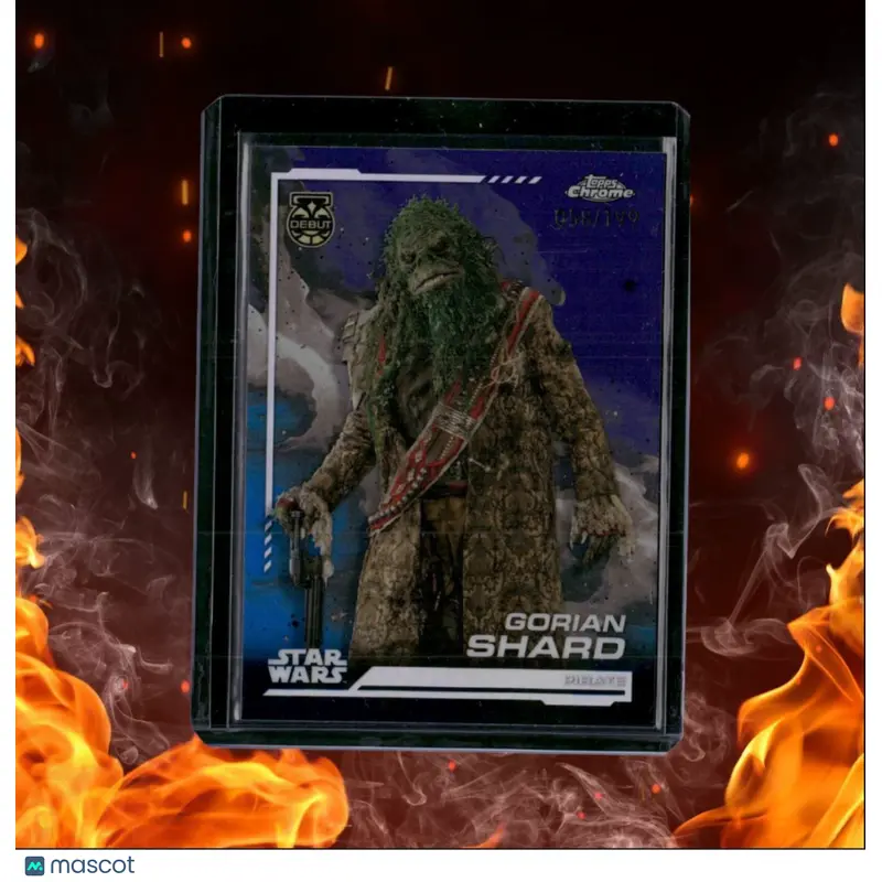 2024 Topps Chrome Star Wars Gorian Shard Debut Kamino Aqua Refractor 058/199 #62