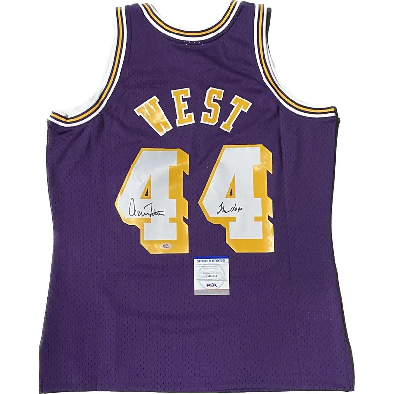 Jerry West signed jersey PSA/DNA Los Angeles Lakers Autographed Jersey