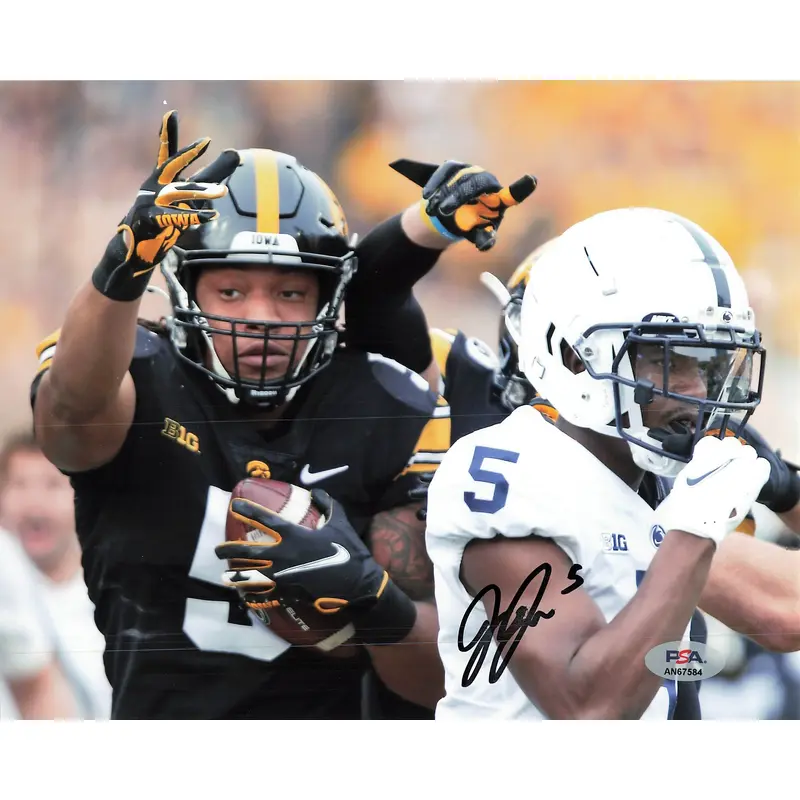 Jestin Jacobs signed 8x10 photo PSA/DNA Autographed Iowa Football