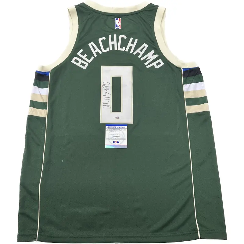 Marjon Beachchamp signed jersey PSA/DNA Milwaukee Bucks Autographed