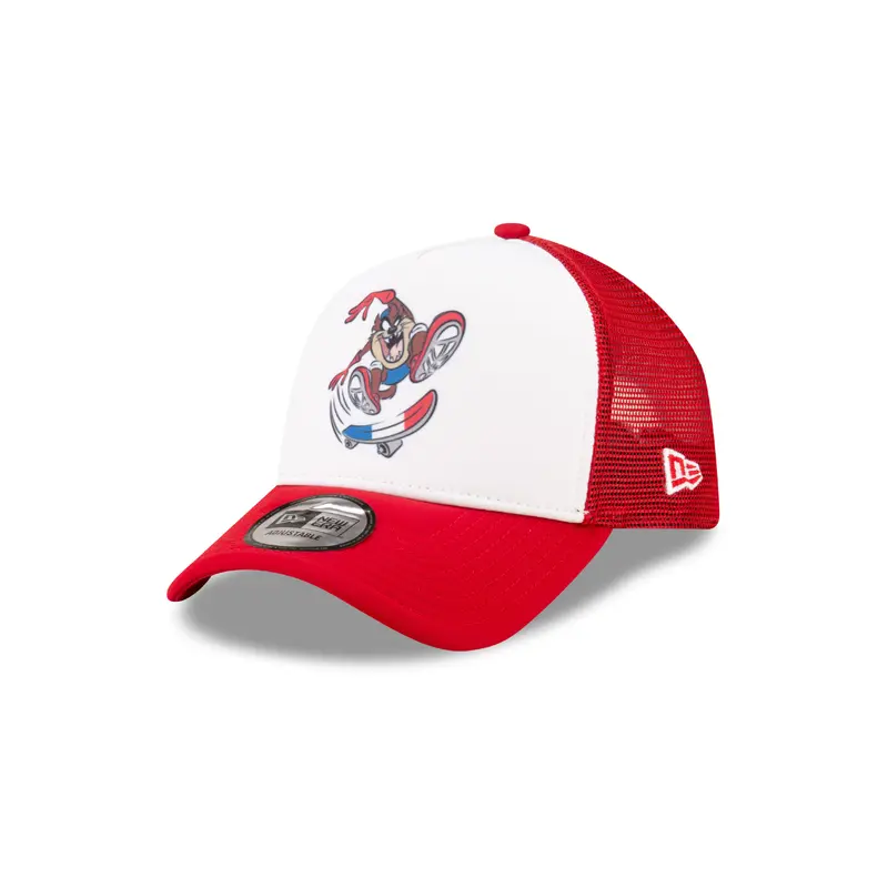 New Era - WB Team Looney Tunes Trucker Cap - TAZ - White/Scarlet
