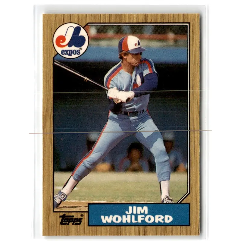 1987 Topps Tiffany Jim Wohlford #527