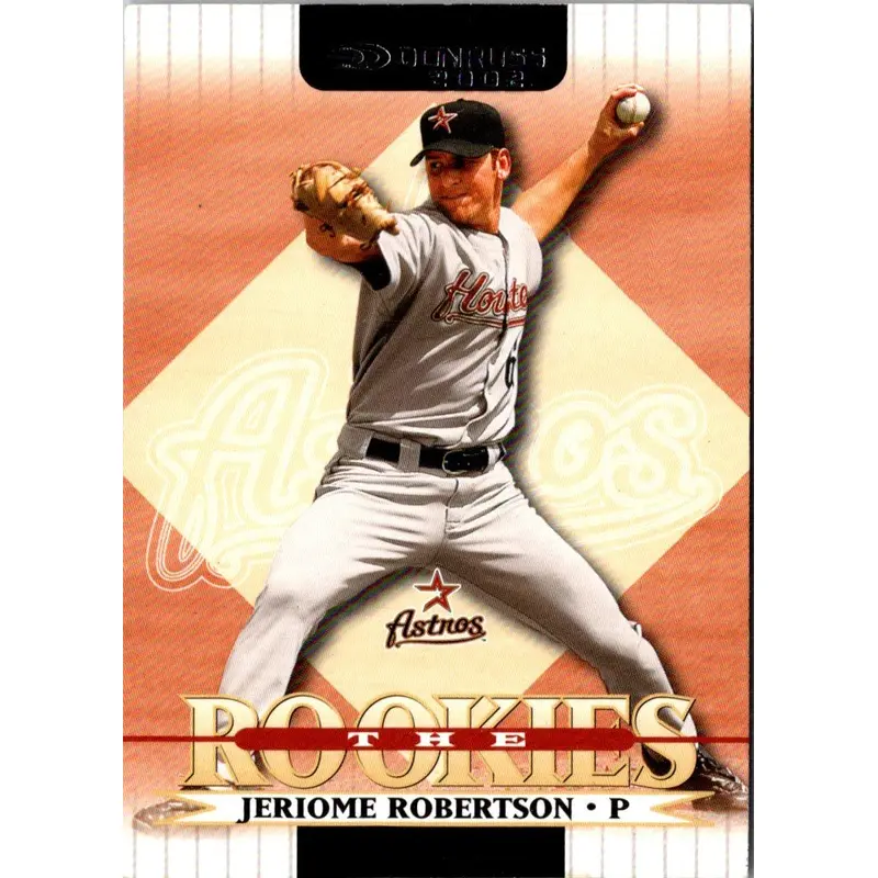 2002 Donruss The Rookies Jeriome Robertson #43 Rookie