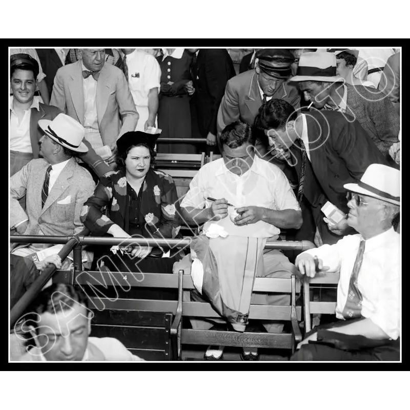 Babe Ruth 8X10 Photo - 1937 Griffith Stadium Yankees - 689