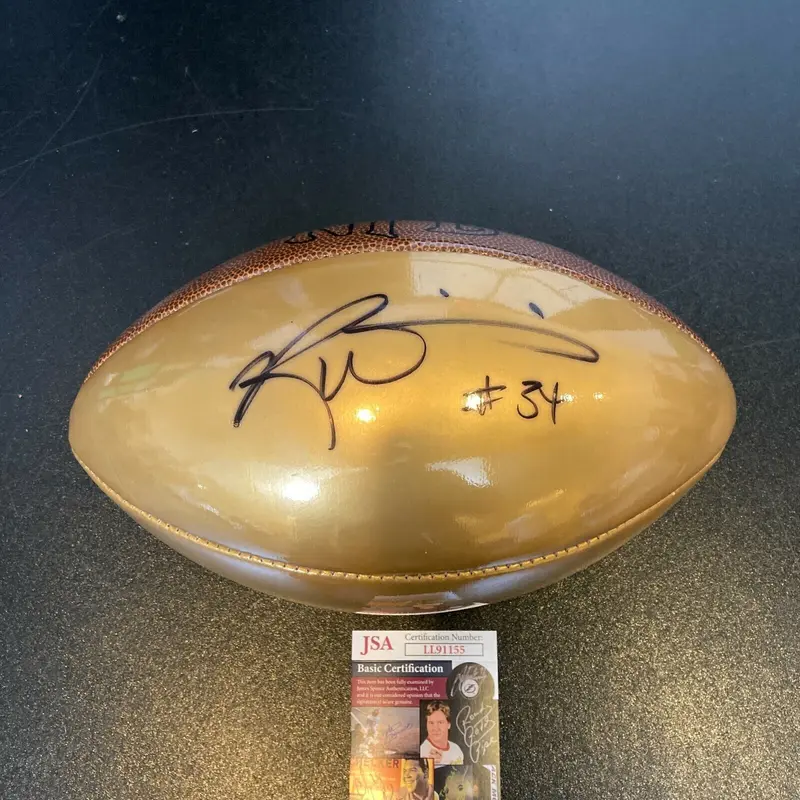 Ricky Williams Signed Autographed Wilson Official NFL Game Football JSA COA