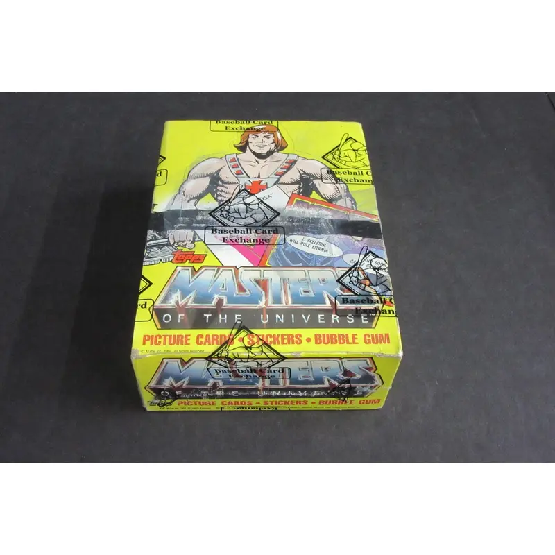 1984 Topps Masters Of The Universe Unopened Wax Box (BBCE) (X-Out)