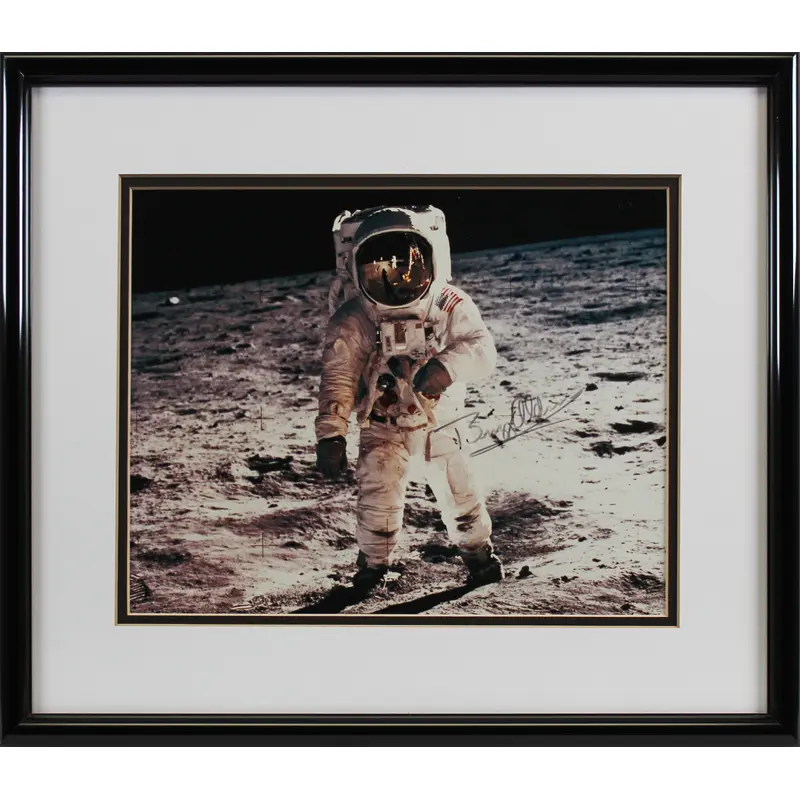 Apollo 11 Edwin "Buzz" Aldrin Authentic Signed 8x10 Framed Photo BAS #AB14176