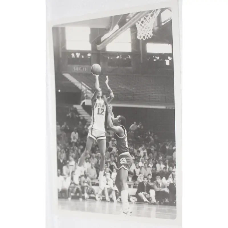 1988 Darren Fowlkes Butler University Basketball Sporting News Collection Photo