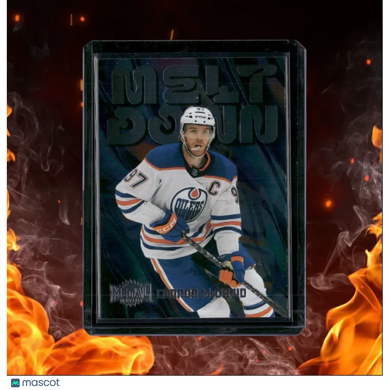 2023-24 SkyBox Metal Universe Connor McDavid Meltdown #M25