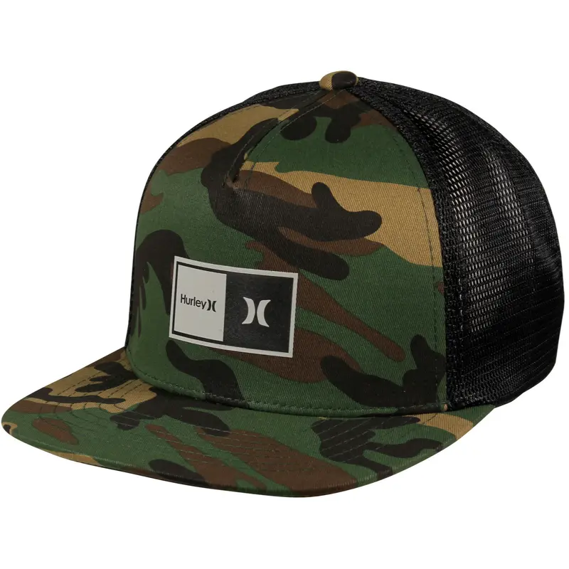HURLEY CAMO MINI ICON MESH HAT SNAPBACK HIHM0020 050
