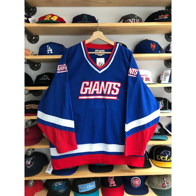 Vintage Starter New York Giants Hockey Jersey Size XL