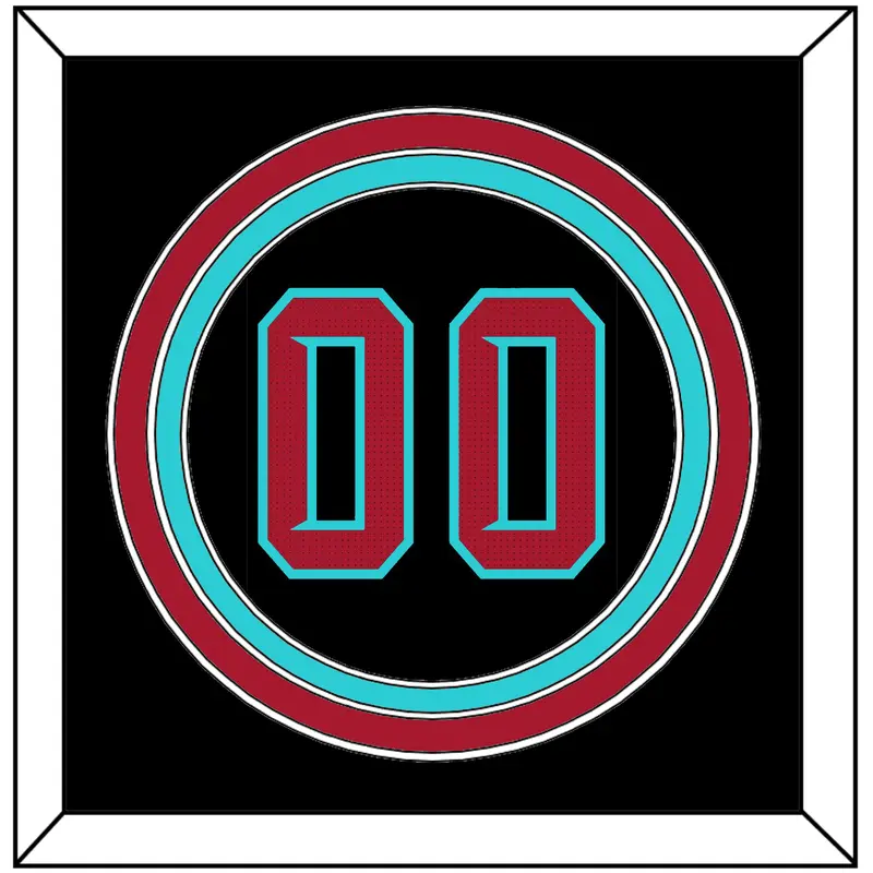 Arizona Number - Alternate Black - Triple Mat 2