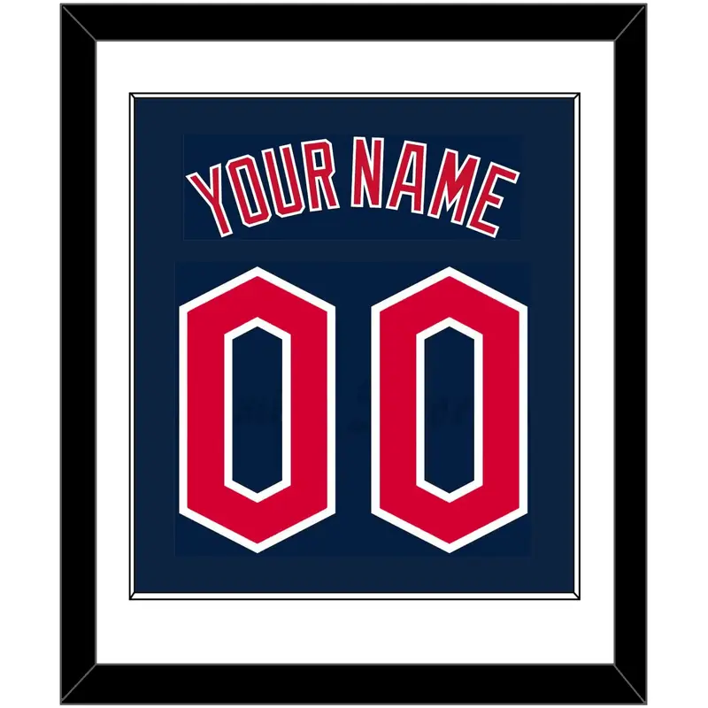 Cleveland Name & Number - Alternate Blue - Single Mat 1