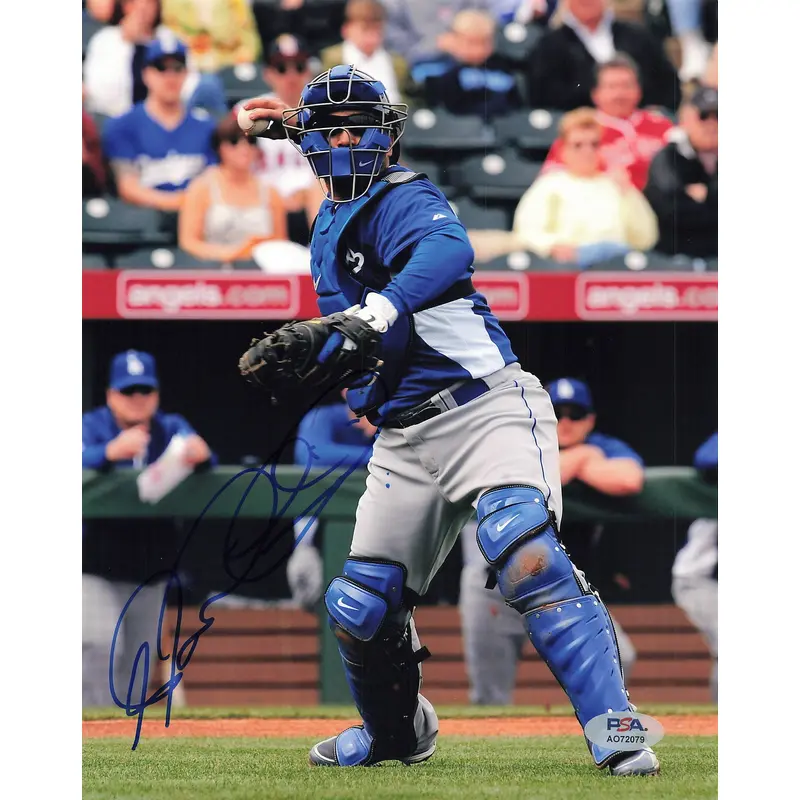 Dioner Navarro signed 8x10 photo PSA Autographed Baseball