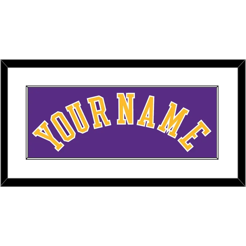 Los Angeles Name - Road Purple (1997-1999) - Single Mat 1