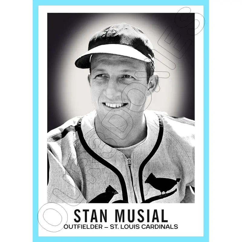 Stan Musial 1960 Leaf Custom Card - 4429