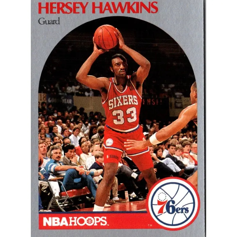 1990 Hoops Team Night Philadelphia 76ers Hersey Hawkins #NNO