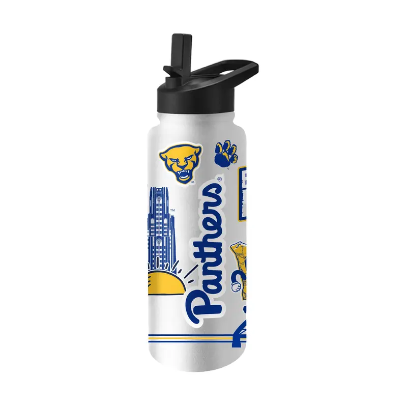 Backyard Brawl 2023 Pittsburgh 34oz Quencher Bottle