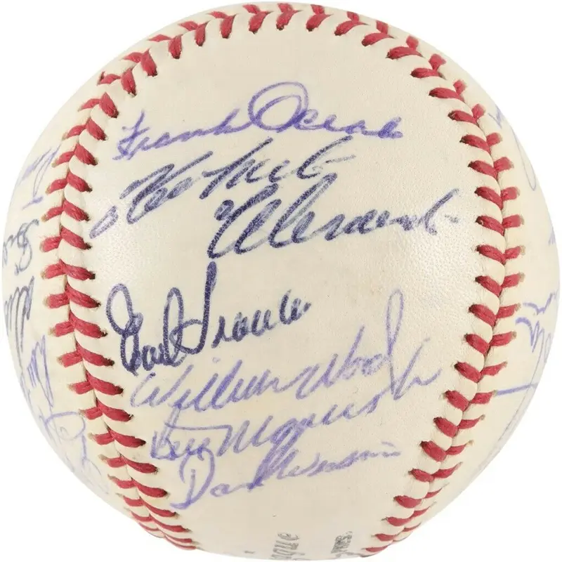 Beautiful Roberto Clemente 1964 Pittsburgh Pirates Team Signed Baseball PSA DNA