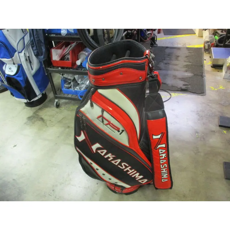 Used Nakashima NP-1 Leather Golf Staff Bag