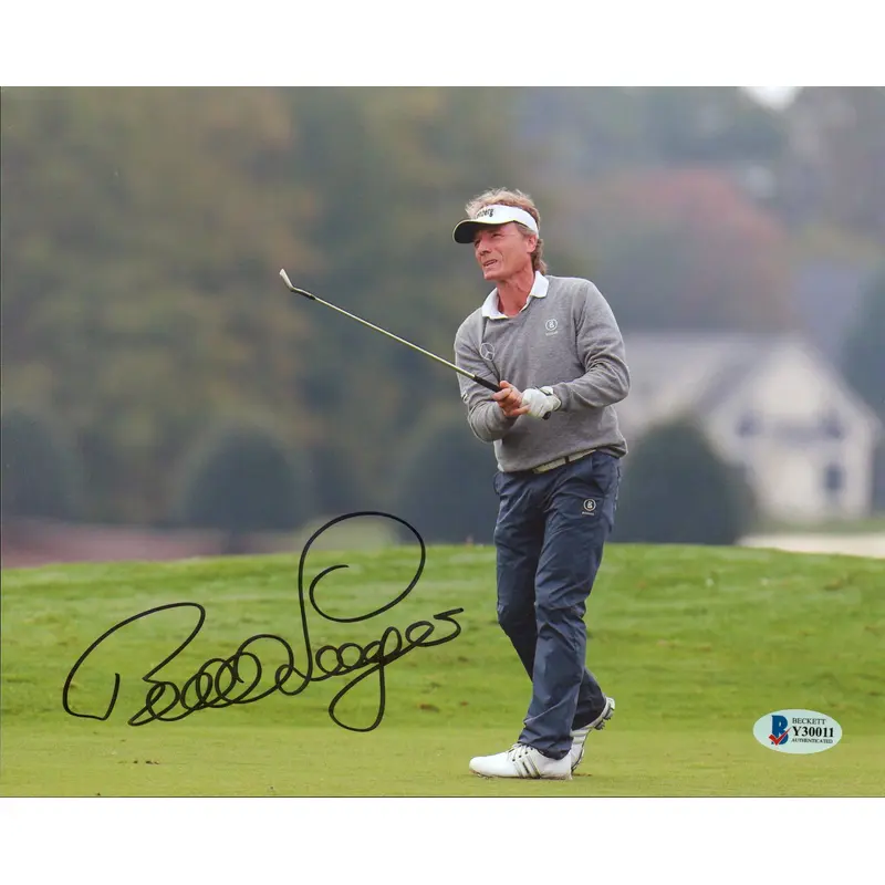 Bernhard Langer PGA Golf Authentic Signed 8x10 Photo Autographed BAS #Y30011