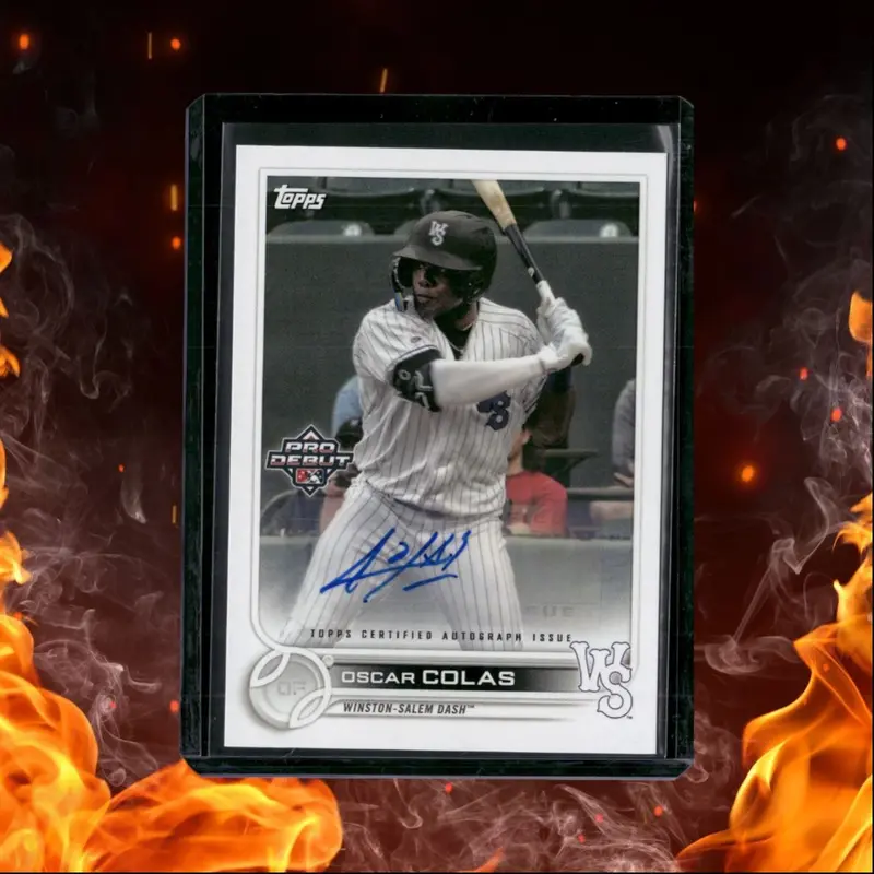 2022 Topps Pro Debut Oscar Colas Prospect Auto #PD-153
