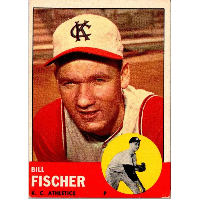 1963 Topps Bill Fischer #301 VG-EX