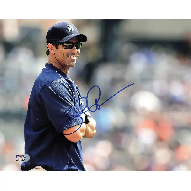 Brad Ausmus signed 8x10 photo PSA/DNA Detroit Tigers Autographed