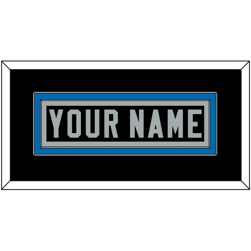 Detroit Nameplate - Alternate Black - Double Mat 2