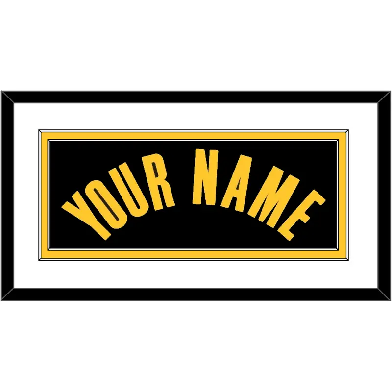 Los Angeles Name - Black Earned (2020-2021) - Double Mat 2