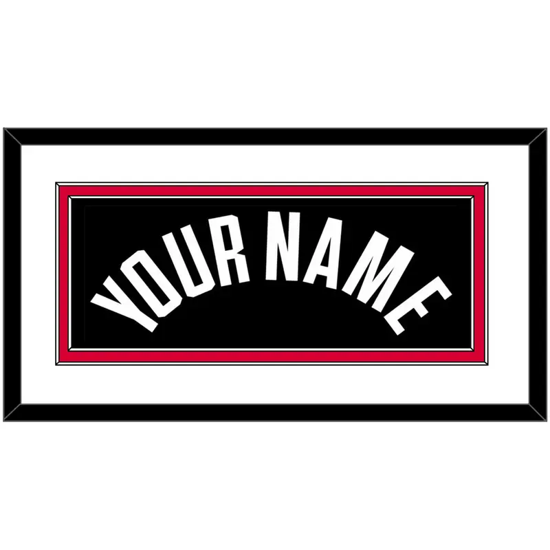 Los Angeles Name - Black Statement (2017-2022) - Double Mat 1
