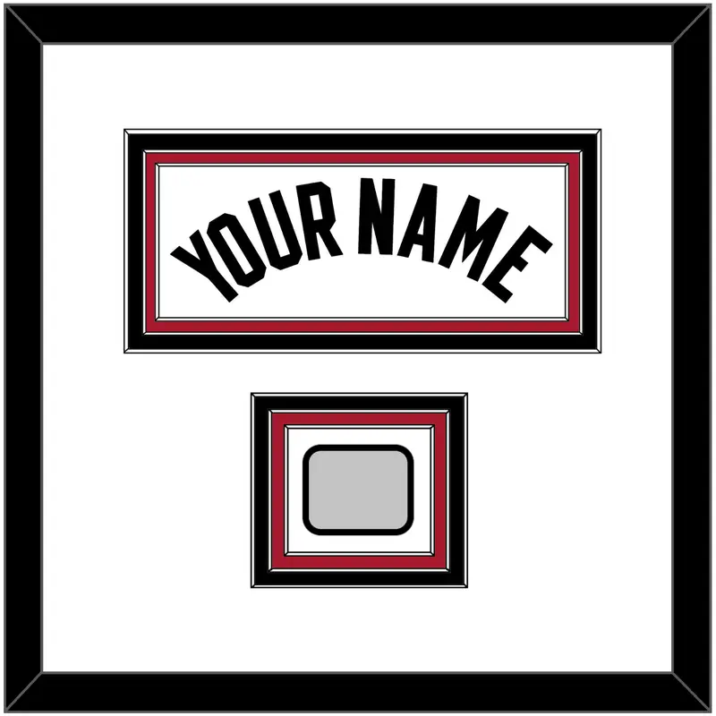 Miami Name & Finals Patch - Home White (1999-2008) - Triple Mat 1