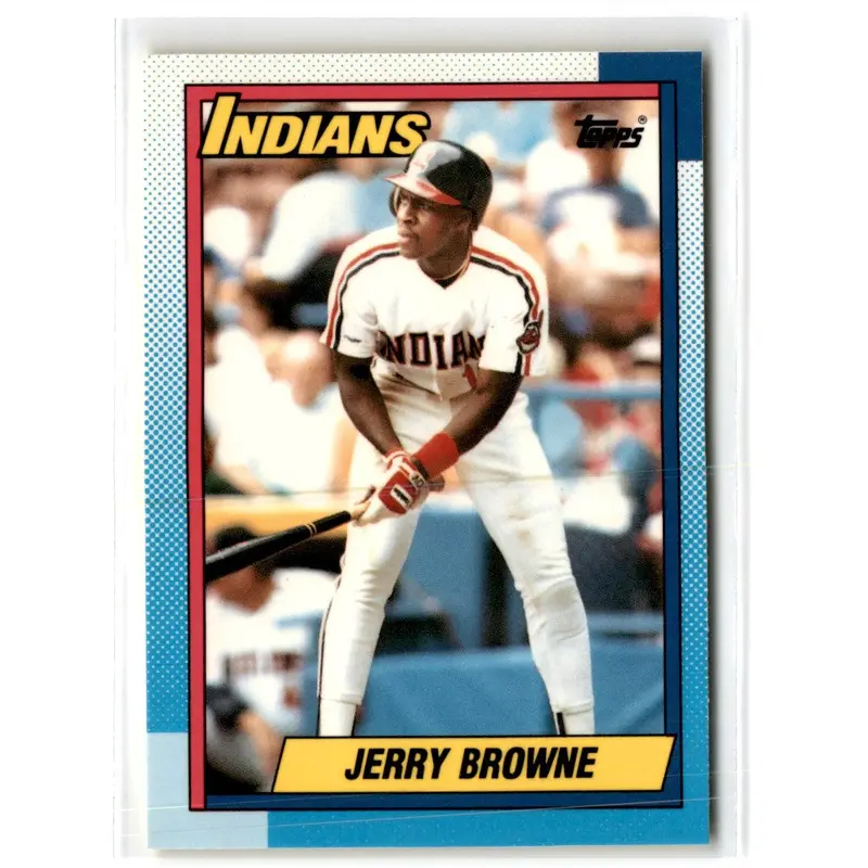 1990 Topps Tiffany Jerry Browne #442