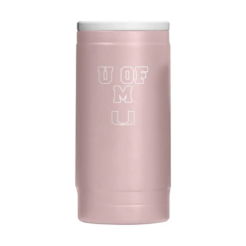 Miami  Stencil Powder Coat Slim Can Coolie