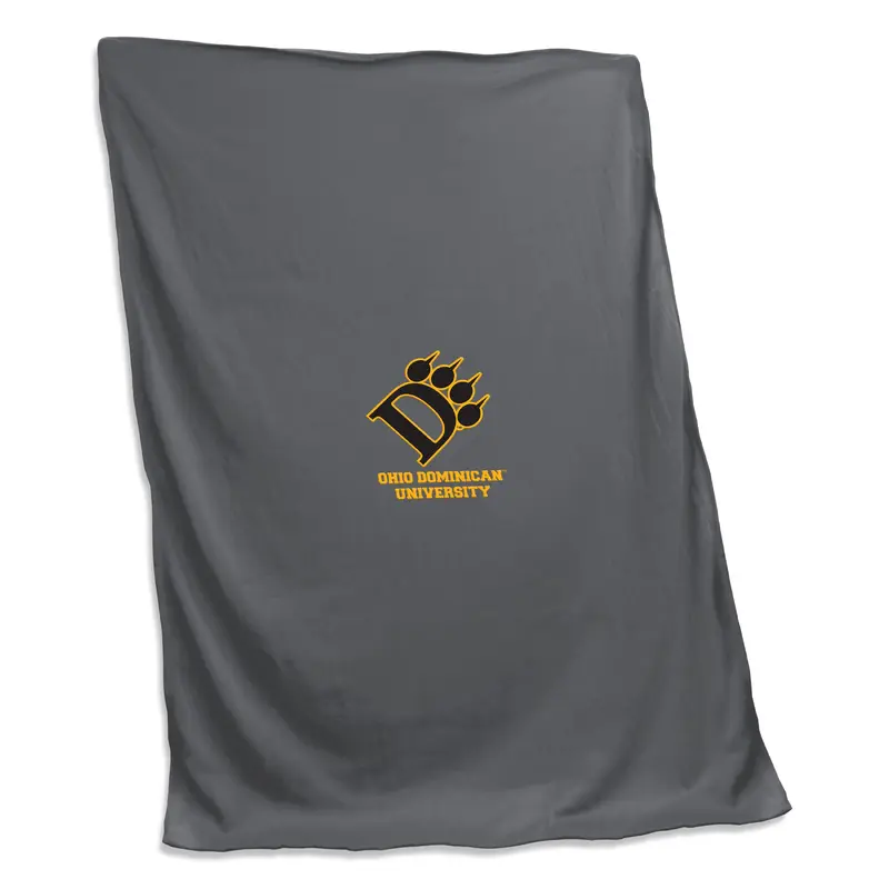 Ohio Dominican Charcoal Sweatshirt Blanket (Screened)