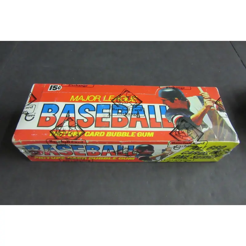 1976 Topps Baseball Unopened Wax Box (15 Cent) (BBCE) (X1142)