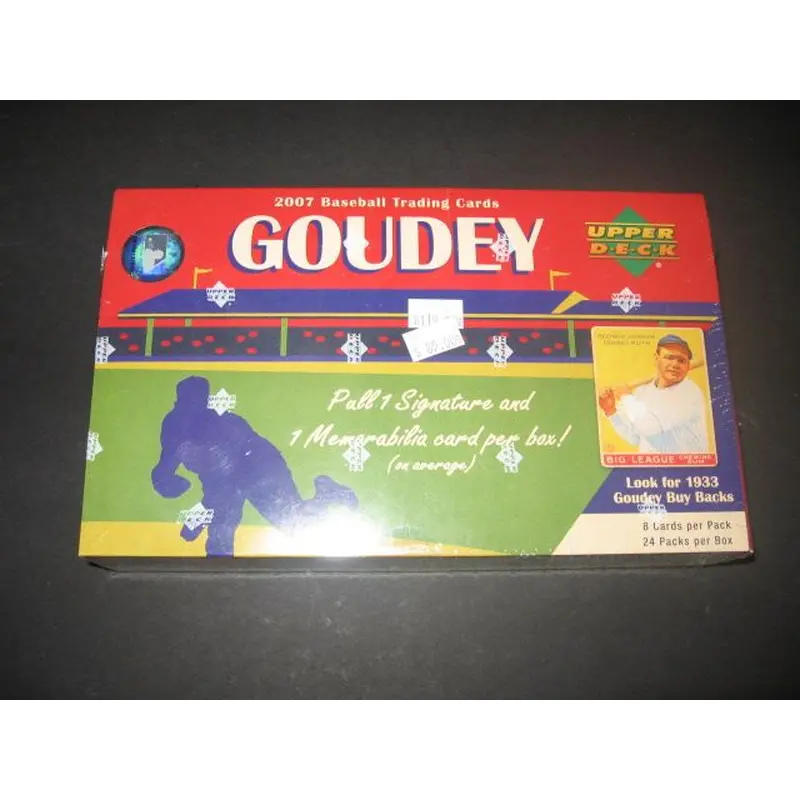 2007 Upper Deck Goudey Baseball Box (Hobby)