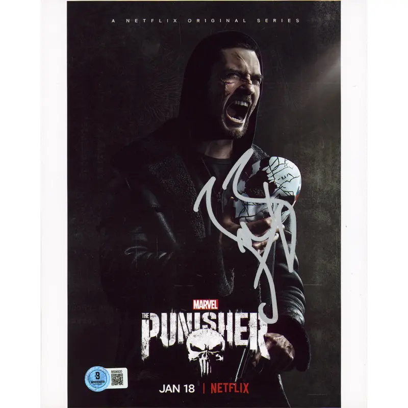 Ben Barnes The Punisher Authentic Signed 8x10 Vertical Photo BAS #BS96920