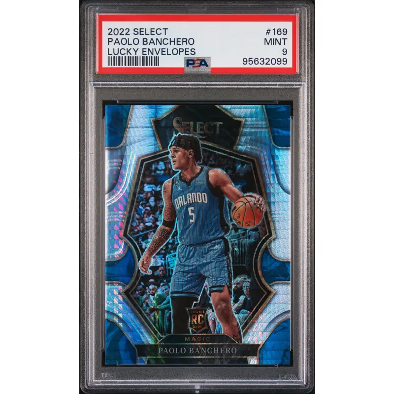 Paolo Banchero 2022 Panini Select #169 Lucky Envelopes #8/8 PSA 9 Mint