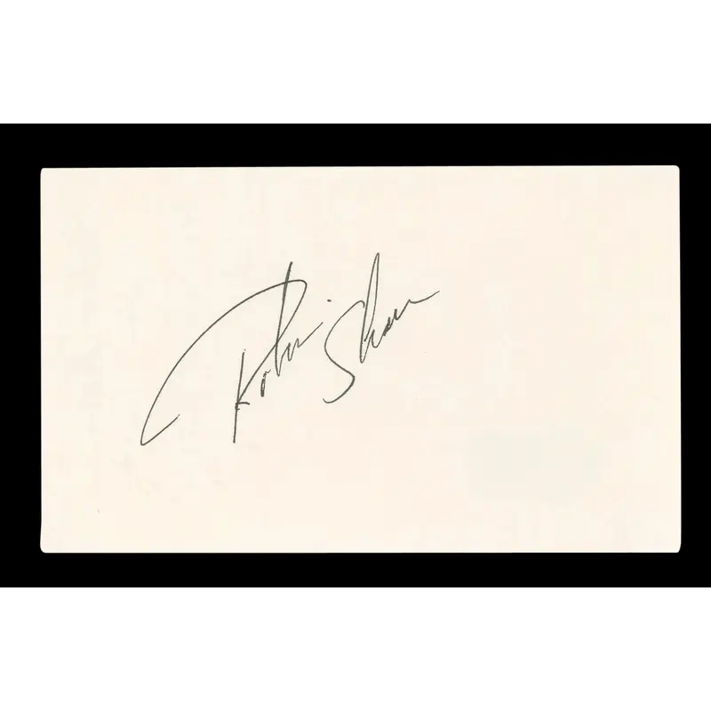 Robin Shou Mortal Kombat Signed 3x5 Index Card Autographed BAS #AD70279