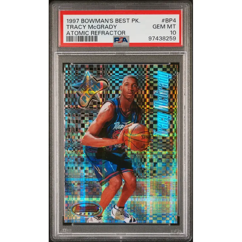 Tracy McGrady 1997 Bowmans Best Picks #BP4 PSA 10 Gem Mint