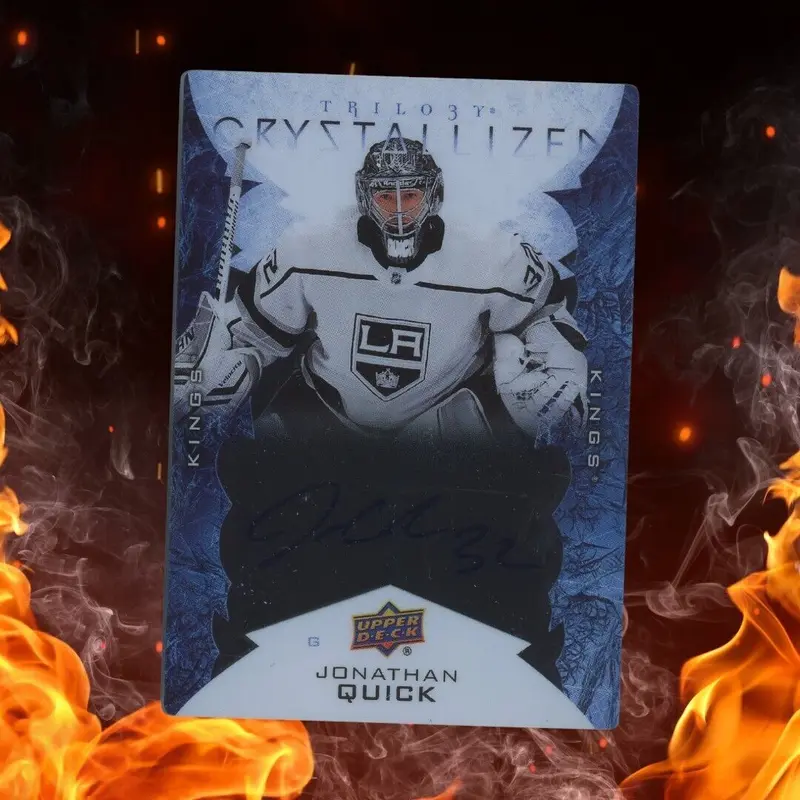 2019-20 Upper Deck Trilogy JONATHAN QUICK Crystalized Auto #C-AM