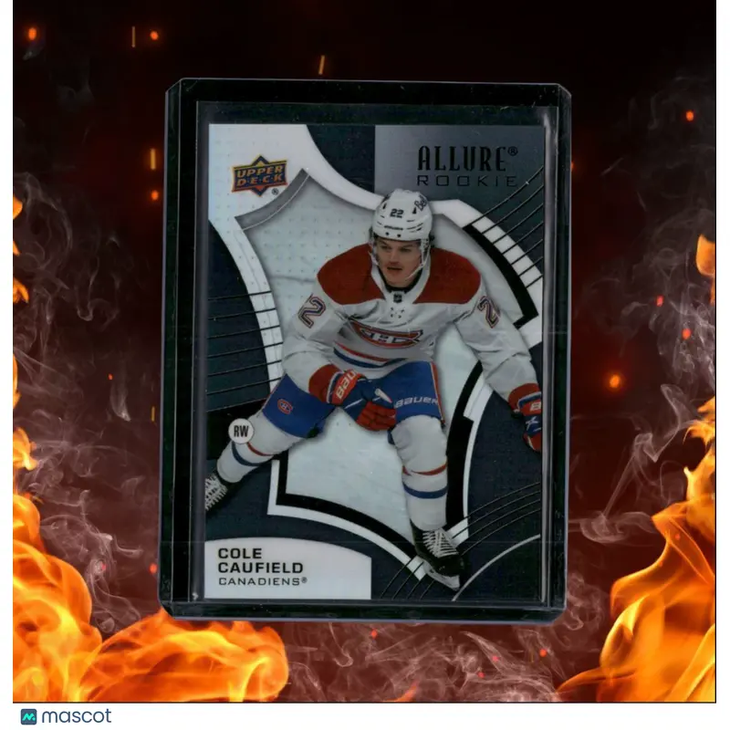 2021-22 Upper Deck Allure Cole Caufield Black Rainbow Rookie #101