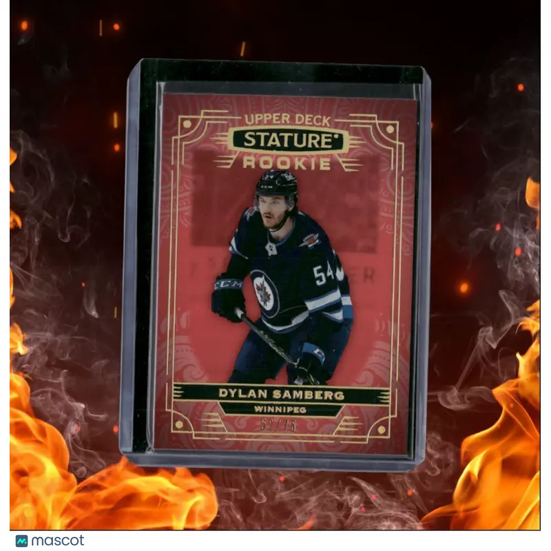 2022-23 Upper Deck Stature Dylan Samberg Red Rookie 52/75 #159