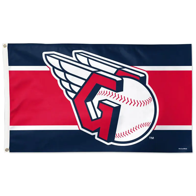 Cleveland Guardians Official MLB Baseball Deluxe-Edition 3'x5' Flag - Wincraft Inc.