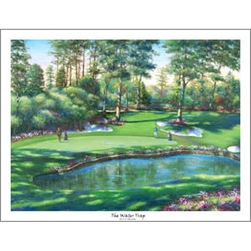Golf Art "The Water Trap" (Furry Creek) Poster Print - Bentley House