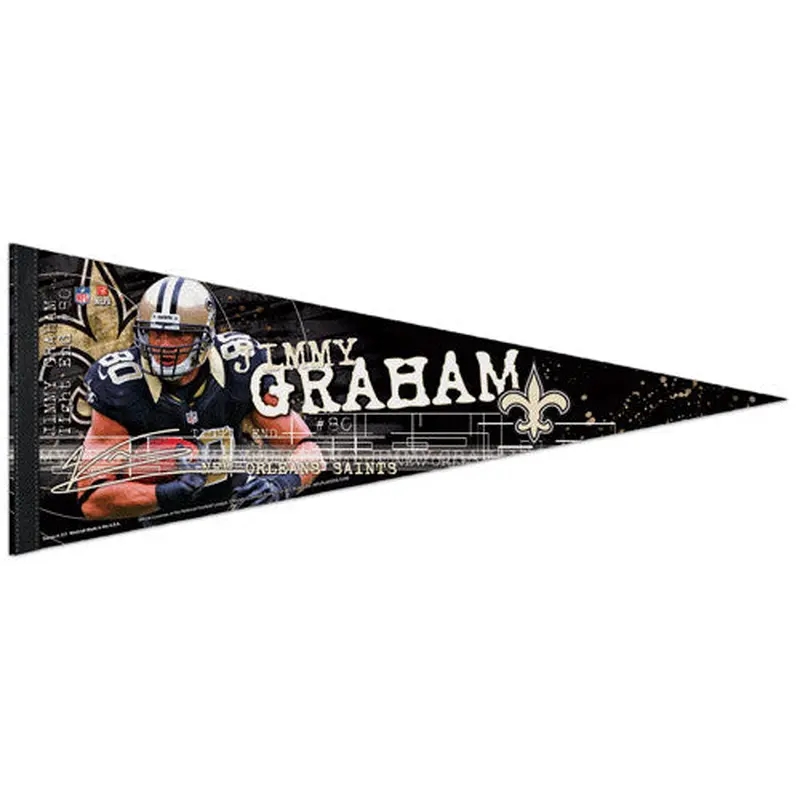 Jimmy Graham "Signature Series" Saints 2012 Premium Felt Pennant - Wincraft