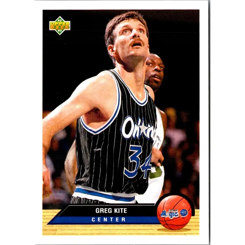 1992 Upper Deck McDonald's Orlando Magic Greg Kite #OR4